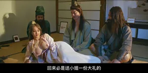Asian babe gets all the cock